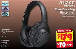 JB Hi-Fi ATH-S300BT Wireless Noise-Cancelling Headphones offer