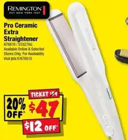 JB Hi-Fi Remington Pro Ceramic Extra Straightener offer