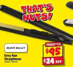 JB Hi-Fi Silver Bullet Envy Hair Straightener offer