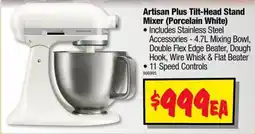 JB Hi-Fi Artisan Plus Tilt-Head Stand Mixer (Porcelain White) offer