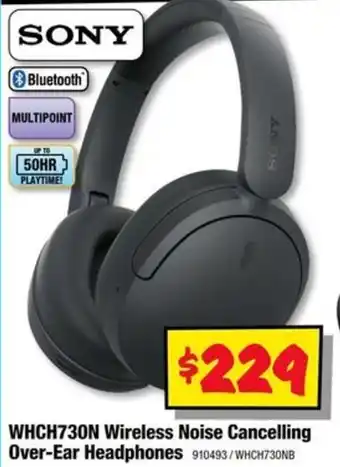 JB Hi-Fi Sony WHCH730N Wireless Noise Cancelling Over-Ear Headphones offer