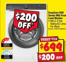 JB Hi-Fi EasyCare 500 Series 9KG Front Load Washer offer