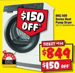 JB Hi-Fi 8KG 500 Series Heat Pump Dryer offer