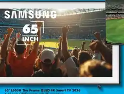 The Good Guys SAMSUNG 65" LS03H The Frame QLED 4K Smart TV 2026 offer