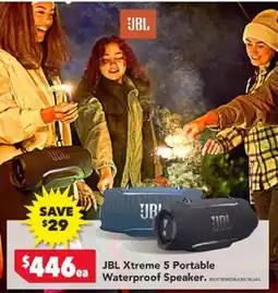 Harvey Norman JBL Xtreme 5 Portable Waterproof Speaker offer
