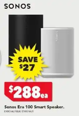 Harvey Norman Sonos Era 100 Smart Speaker offer