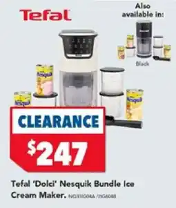 Harvey Norman Tefal 'Dolci' Nesquik Bundle Ice Cream Maker offer
