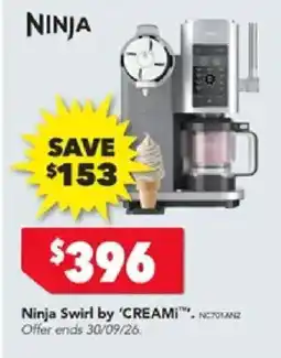 Harvey Norman Ninja Swirl by 'CREAMi' offer