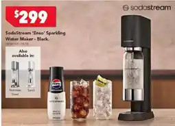 Harvey Norman SodaStream 'Enso' Sparkling Water Maker - Black offer