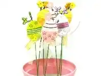 The Party People Shop Decorative Pick - Easter Egg, Painted 2 pk offer