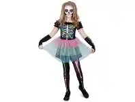 The Party People Shop Child Costume - Karnival, Skeleton Bones Tutu offer