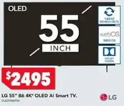 Harvey Norman LG 55" B6 4K" OLED AI Smart TV offer