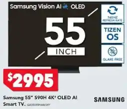 Harvey Norman Samsung 55" S90H 4K" OLED AI Smart TV offer