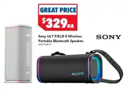 Harvey Norman Sony ULT FIELD 5 Wireless Portable Bluetooth Speaker offer
