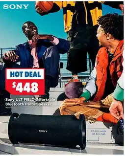 Harvey Norman Sony ULT FIELD 7 Portable Bluetooth Party Speaker offer
