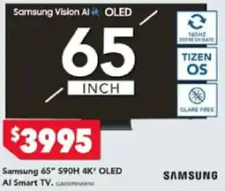 Harvey Norman Samsung 65" S90H 4K" OLED AI Smart TV offer