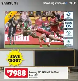 Harvey Norman Samsung 83" S95H 4K" OLED AI Smart TV. offer