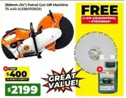 Sydney Tools 350mm (14") Petrol Cut-Off Machine TS 440 offer