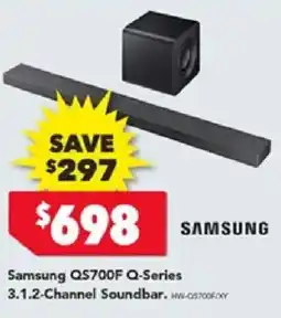 Harvey Norman Samsung QS700F Q-Series 3.1.2-Channel Soundbar offer