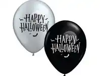 The Party People Shop Balloon - Latex, Halloween Moon & Bats Assorted offer