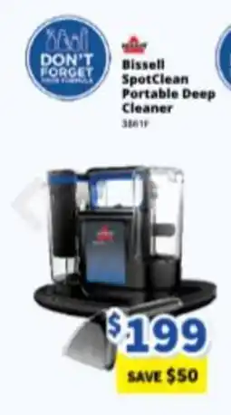 Bi-Rite Bissell SpotClean Portable Deep Cleaner offer