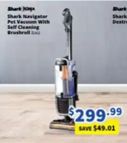 Bi-Rite Shark Ninja Shark Navigator Pet Vacuum With Self Cleaning Brushroll offer