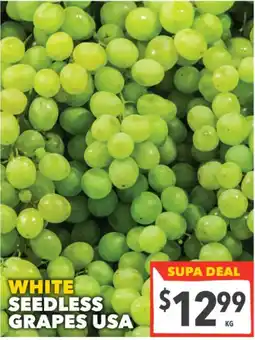 Supa Valu White Seedless Grapes USA offer