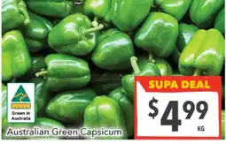 Supa Valu Australian Green Capsicum offer