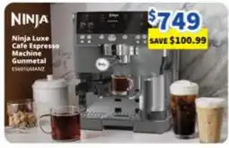 Bi-Rite Ninja Luxe Cafe Espresso Machine Gunmetal offer