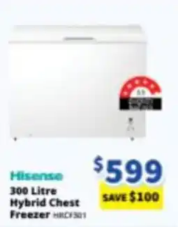 Bi-Rite Hisense 300 Litre Hybrid Chest Freezer offer