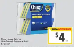 Supa Valu Chux Heavy Duty or Non-Scratch Scourer offer