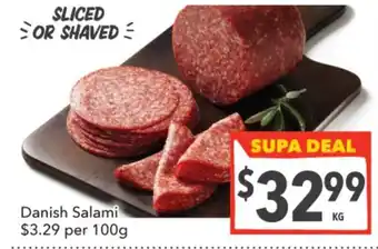 Supa Valu Danish Salami offer