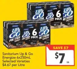 Supa Valu Sanitarium Up & Go Energize offer
