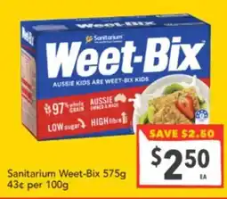 Supa Valu Sanitarium Weet-Bix offer
