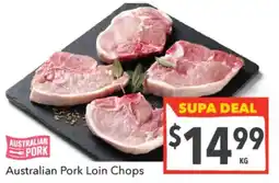 Supa Valu Australian Pork Loin Chops offer