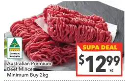 Supa Valu Australian Premium Beef Mince offer