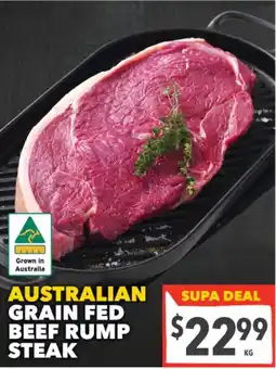 Supa Valu Australian Grain Fed Beef Rump Steak offer