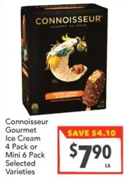 Supa Valu Connoisseur Gourmet Ice Cream offer