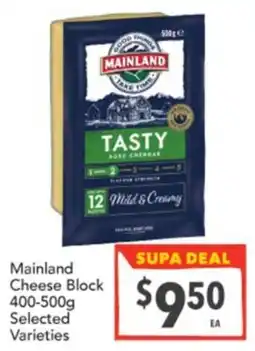 Supa Valu Mainland Cheese Block offer