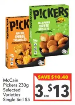 Supa Valu McCain Pickers Selected Varieties offer