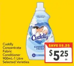 Supa Valu Cuddly Concentrate Fabric Conditioner offer