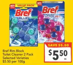 Supa Valu Bref Rim Block Toilet Cleaner offer