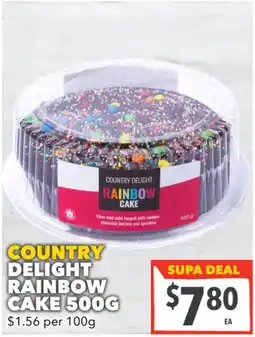 Supa Valu Country Delight Rainbow Cake offer