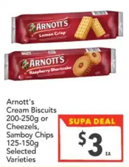 Supa Valu Arnott's Cream Biscuits offer