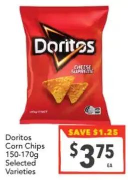 Supa Valu Doritos Corn Chips offer