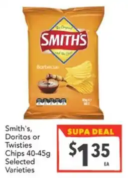 Supa Valu Smith's Chips offer