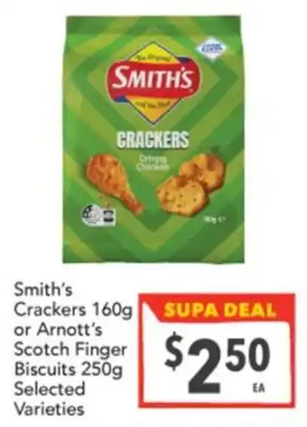 Supa Valu Smith's Crackers offer