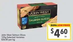 Supa Valu John West Salmon Slices offer
