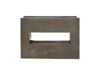 LivingStyles Hoe Concrete Planter Stand, Large offer