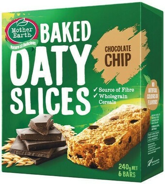 Woolworths Mother Earth Oaty Slice 240g Pk 6 offer